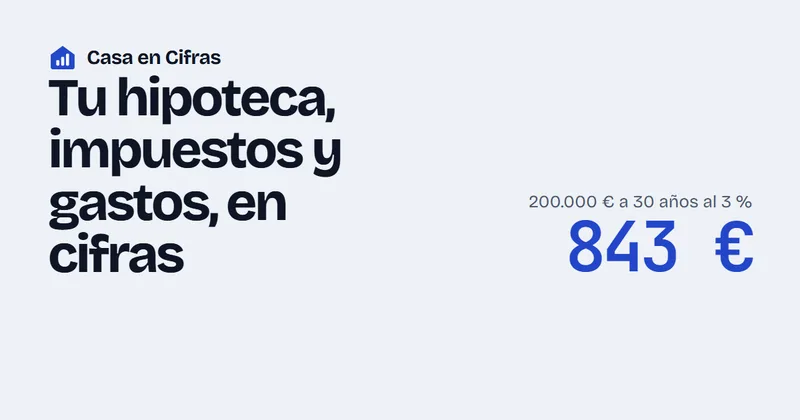 Calculadora de hipoteca de Casa en Cifras